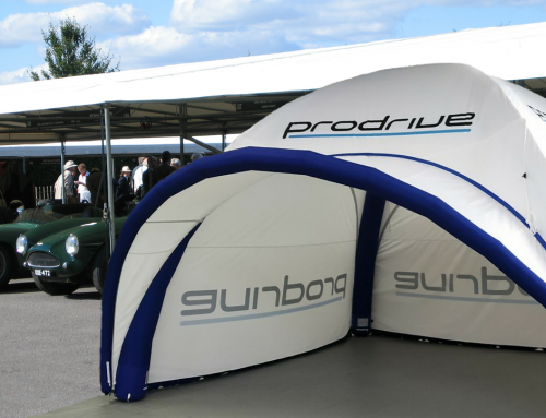 Prodrive at Goodwood with an Axion 55 Inflatable Tent