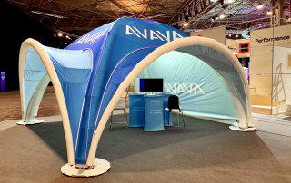 Avaya Inflatable Event Tent - Axion Square