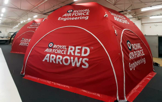 Red Arrows Event Tents - 8m AXION Spider Inflatable Event Tent