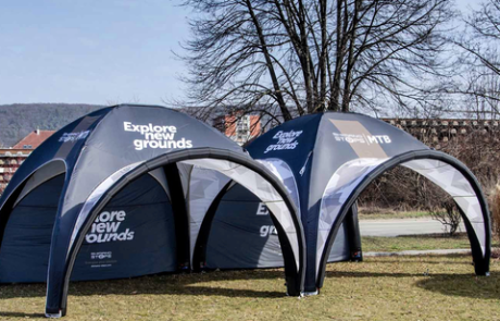 Explore New Grounds - Axion Easy inflatable event tent