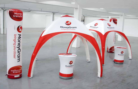 MoneyGram - 2 x Axion Lite Event Tents for promotional events