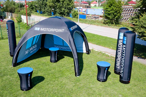 Motorpoint chose the Axion Lite Event Tent for their promotional events