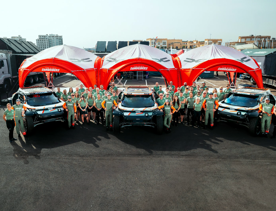 High Pressure Inflatable Tents for Motorsports Team Prodrice Dacia