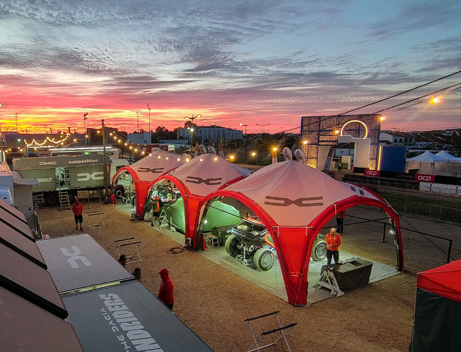 High Pressure Tents for Motorsports Team Prodrive Dacia